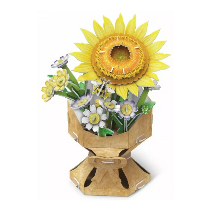 Cubic Fun - 3D Puzzle - Flower Bouquet Sunflower
