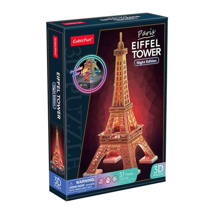 Cubic Fun - 3D Puzzle - Eiffel Tower Night Edition