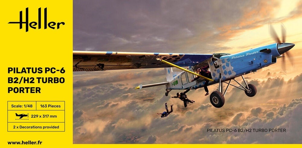 Heller 30410 1:48 Pilatus PC-6 B2/H2 Turbo Porter