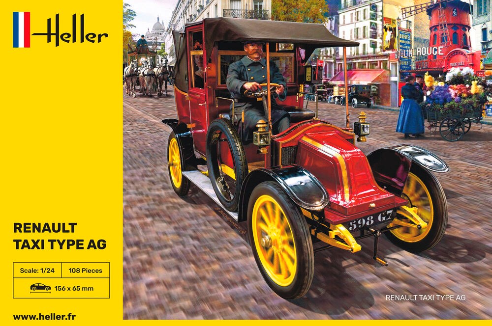 Heller 30705 1:24 Renault Taxi Type AG