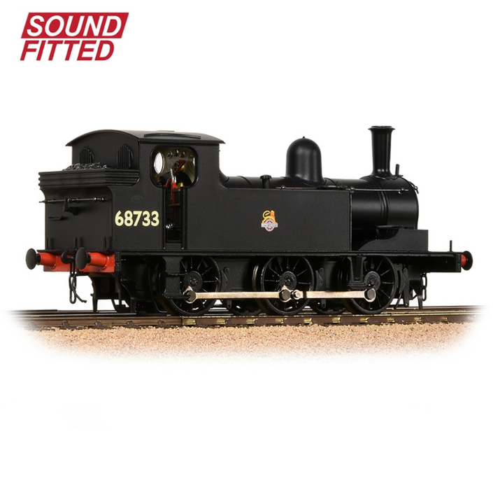 Bachmann Branchline 31-061SF [OO] 1:76 LNER J72 Tank 68733 - BR Black (Early Emblem) (Sound Fitted)