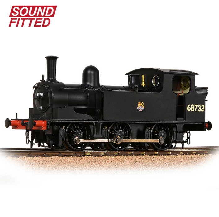 Bachmann Branchline 31-061SF [OO] 1:76 LNER J72 Tank 68733 - BR Black (Early Emblem) (Sound Fitted)