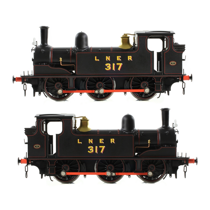 Bachmann Branchline 31-066SF [OO] 1:76 NER E (J71) Tank 317 LNER Lined Black (Sound Fitted)