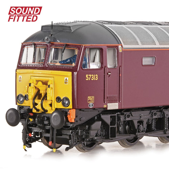 Branchline [OO] 32-765SF Class 57/3 57313 - WCRC Maroon (Sound Fitted)