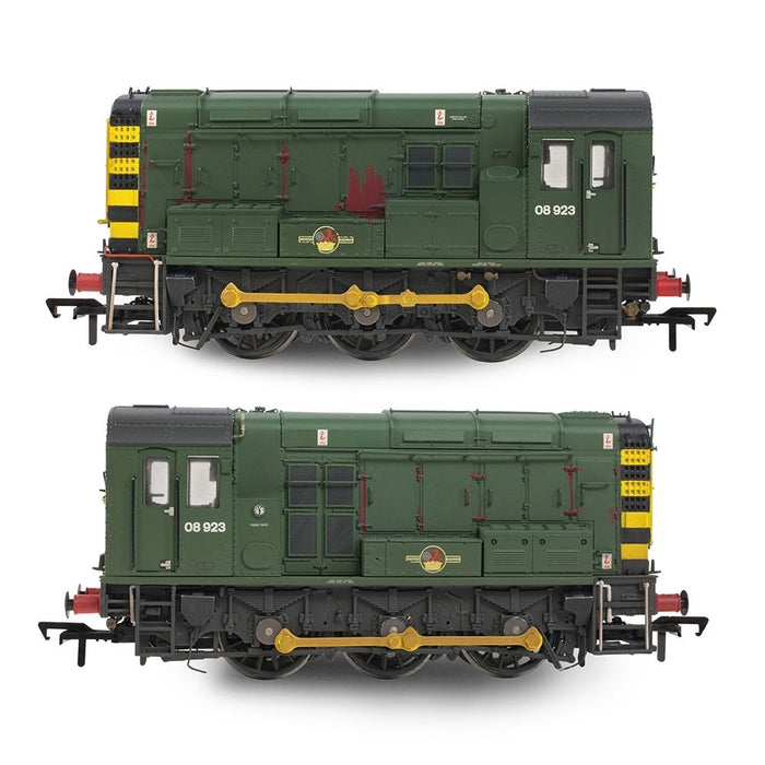 Bachmann Branchline [OO] 35-926SF Class 08 08923 BR Green (Wasp Stripes) [W]