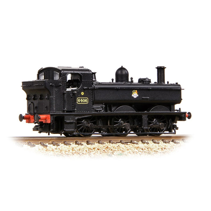 Graham Farish [N] 371-986B GWR 64XX Pannier Tank 6406 in BR Black (Early Emblem)