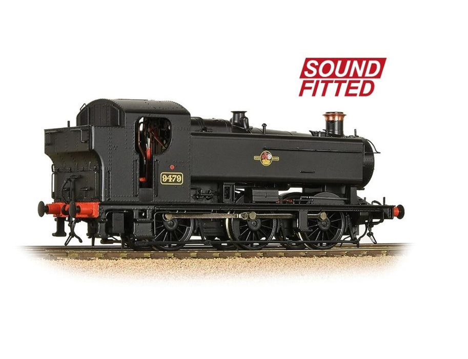 Branchline [OO] 35-027SF GWR 94XX Pannier Tank 9479 - BR Black, Late Crest (DCC Sound Fitted)