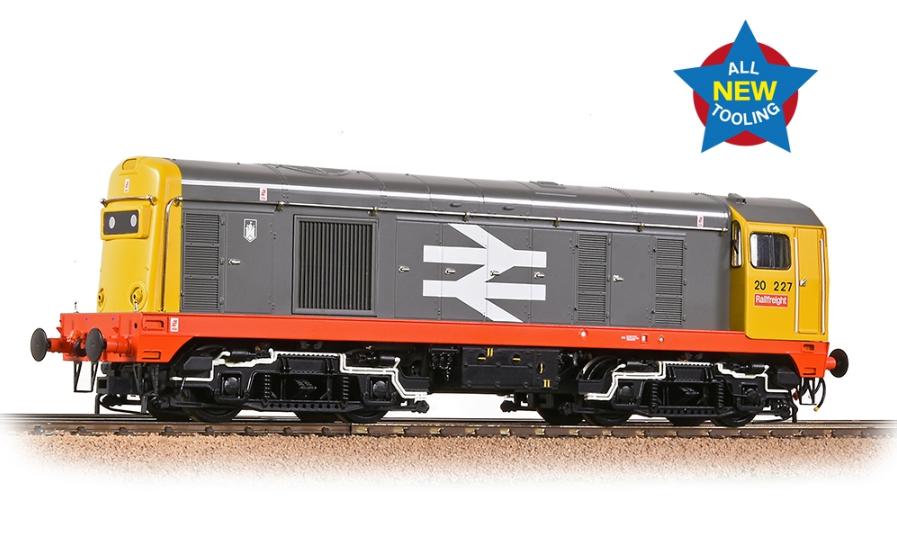 Branchline [OO] 35-357 Class 20/0 Diesel Headcode Box 20227 - BR Railfreight (Red Stripe)