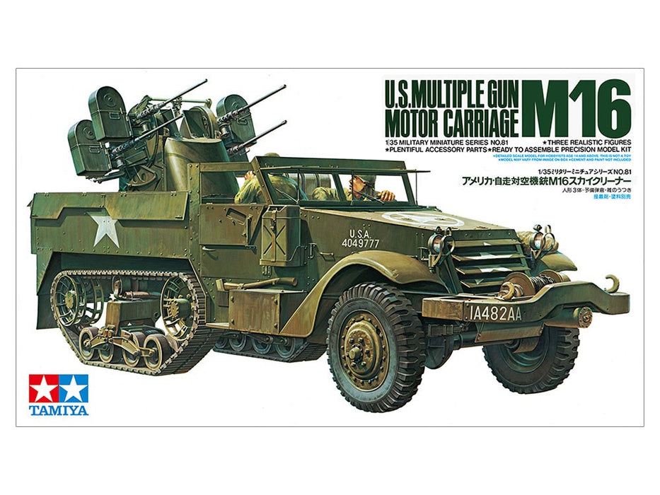 Tamiya 35081 1/35 M16 Multi Gun Carriage