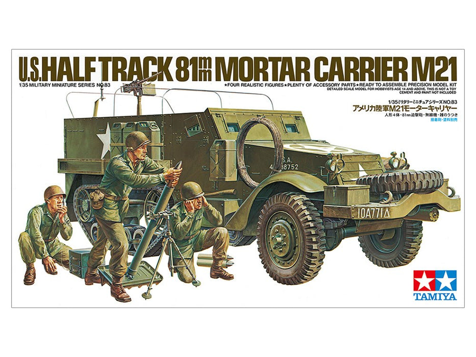 Tamiya 35083 1/35 M21 Mortar Carrier
