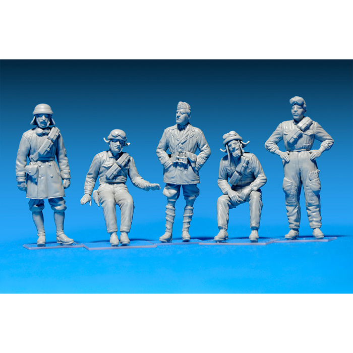 MiniArt 35500 1:35 Italian Tank Crew. Resin Heads