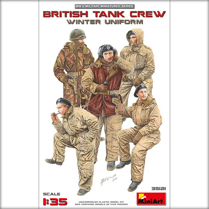 MiniArt 35121 1:35 British Tank Crew (Winter Uniform)
