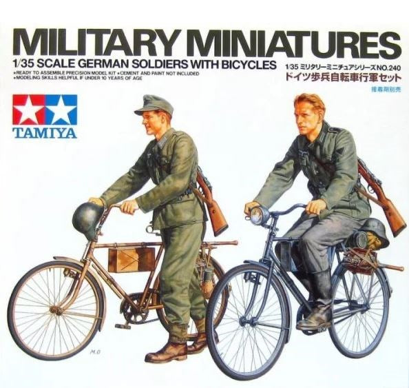 Tamiya 35240 1:35 Germans W/Bicycle