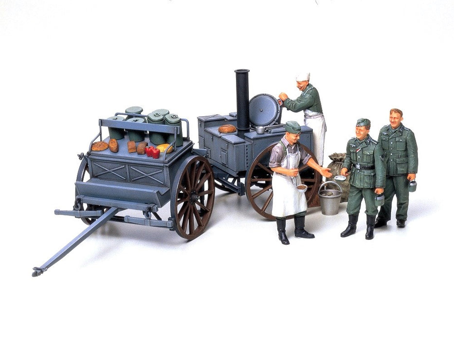 Tamiya 35247 1/35 Scale WWII German Field Kitchen Scenery Set