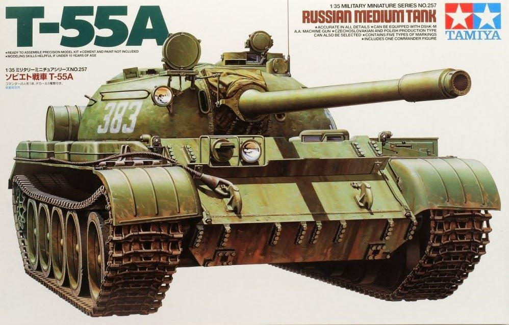 Tamiya 35257 1/35 Russian T-55A Tank
