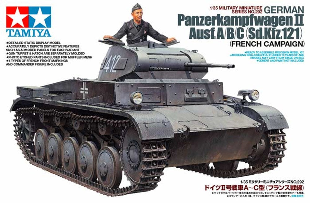 Tamiya 35292 1:35 German Pz.Kpfw II Ausf A/B/C