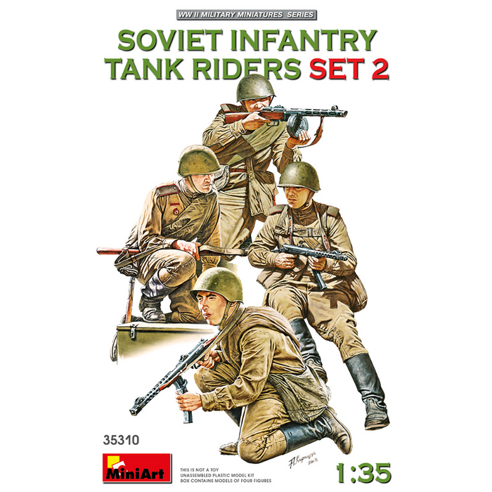 MiniArt 35310 1:35 SOVIET INFANTRY TANK RIDERS SET 2