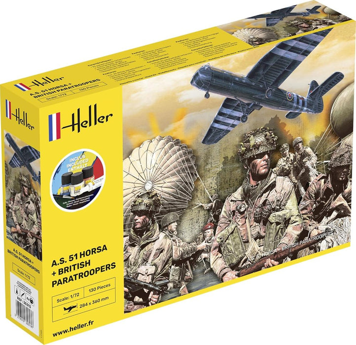 Heller 35313 1:72 AS.51 Horsa + British Paratroopers