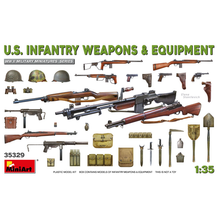 MiniArt 35329 1:35 U.S. Infantry Weapons & Equipment