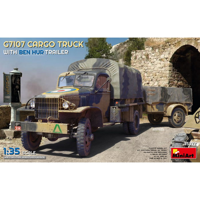 MiniArt 35372 1:35 G7107 Cargo Truck with "Ben Hur" Trailer