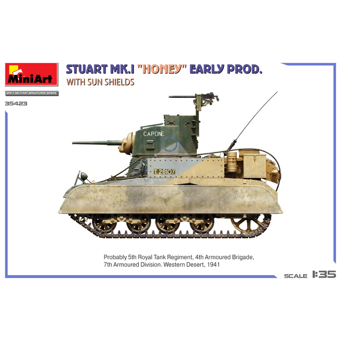 MiniArt 35423 1:35 Stuart Mk.I "Honey" Early Prod. w/Sun Shields