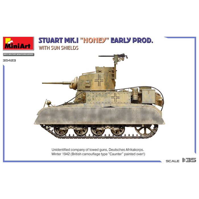 MiniArt 35423 1:35 Stuart Mk.I "Honey" Early Prod. w/Sun Shields