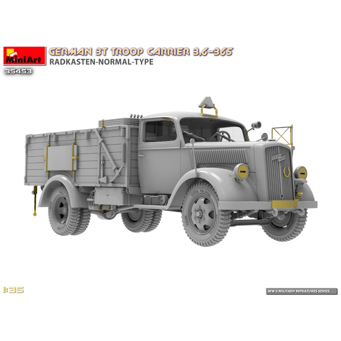 MiniArt 35453 1:35 German 3t Troop Carrier 3,6-36S RadkastenNormal-Type