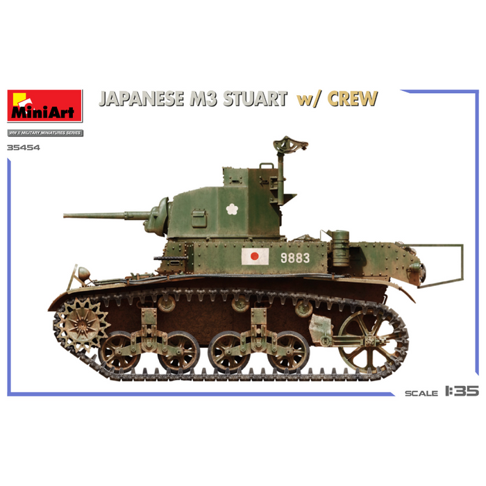 MiniArt 35454 1:35 Japanese M3 Stuart w/ Crew