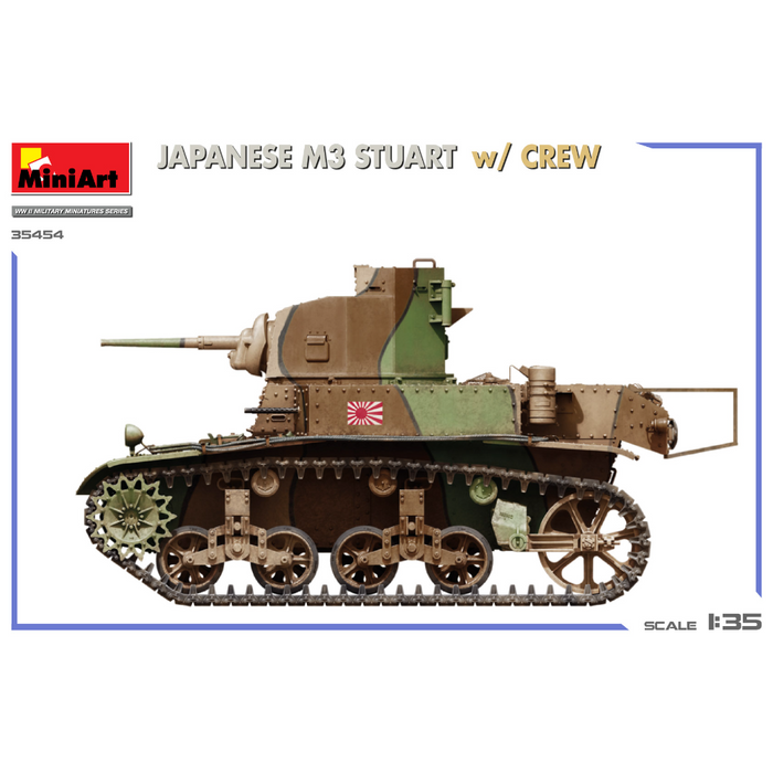 MiniArt 35454 1:35 Japanese M3 Stuart w/ Crew