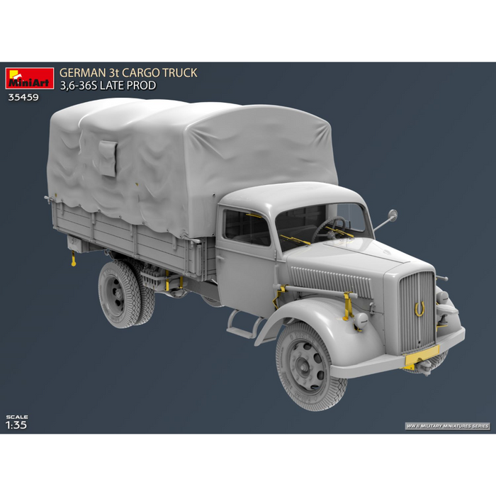MiniArt 35459 1:35 German 3t Cargo Truck 3,6-36S Late Prod
