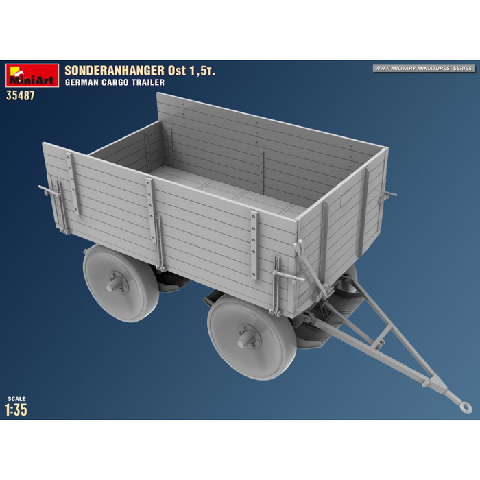 MiniArt 35487 1:35 Sonderanhanger Ost 1,5t. German Cargo Trailer