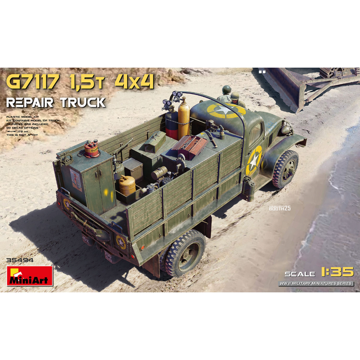 MiniArt 35494 1:35 G7117 1,5t 4x4 Repair Truck