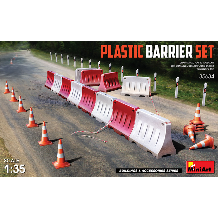 MiniArt 35634 1:35 Plastic Barrier Set