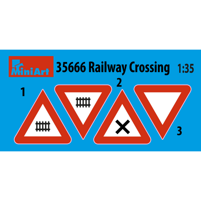 MiniArt 35666 1:35 Railway Crossing