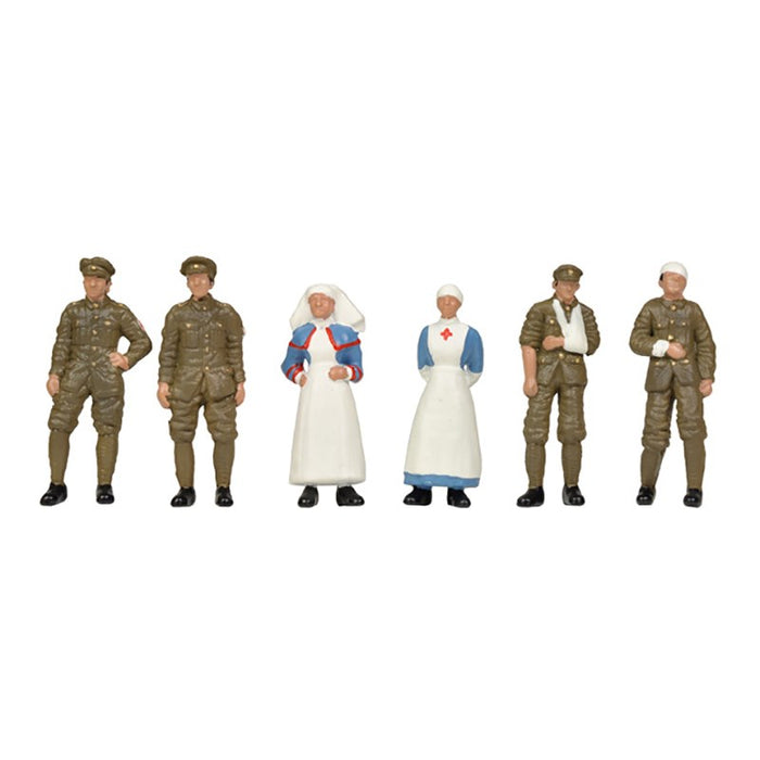 Scenecraft 36-409 [OO] 1:76 WW1 Medical Staff and Soldiers (6pk)