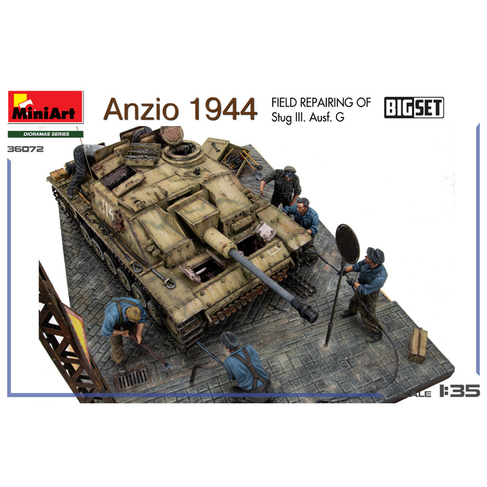 MiniArt 36072 1:35 Anzio 1944. Field Repairing of Stug III. Ausf. G. Big Set