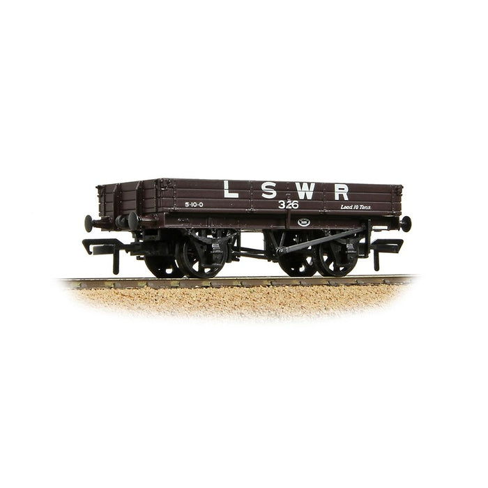 Bachmann Branchline [OO] 37-940 3 Plank Wagon in LSWR Brown