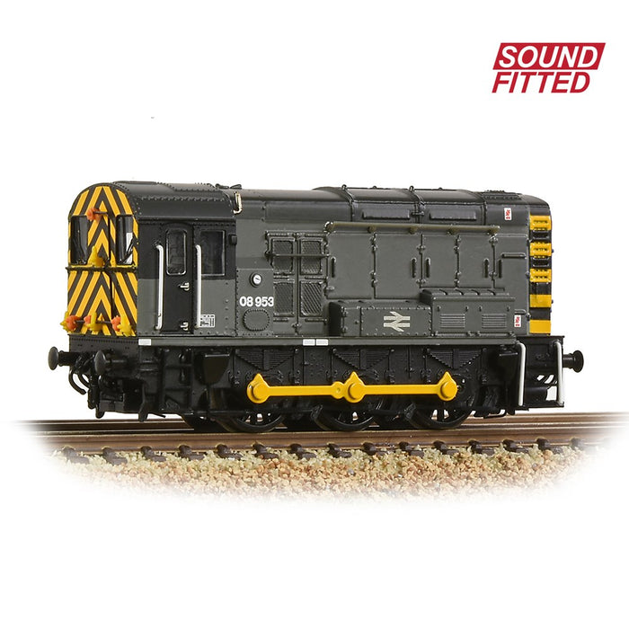 Graham Farish 371-007ASF [N] 1:148 Class 08 08953 BR Engineers Grey (Sound Fitted)