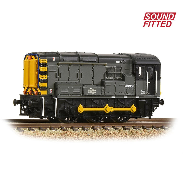 Graham Farish 371-007ASF [N] 1:148 Class 08 08953 BR Engineers Grey (Sound Fitted)