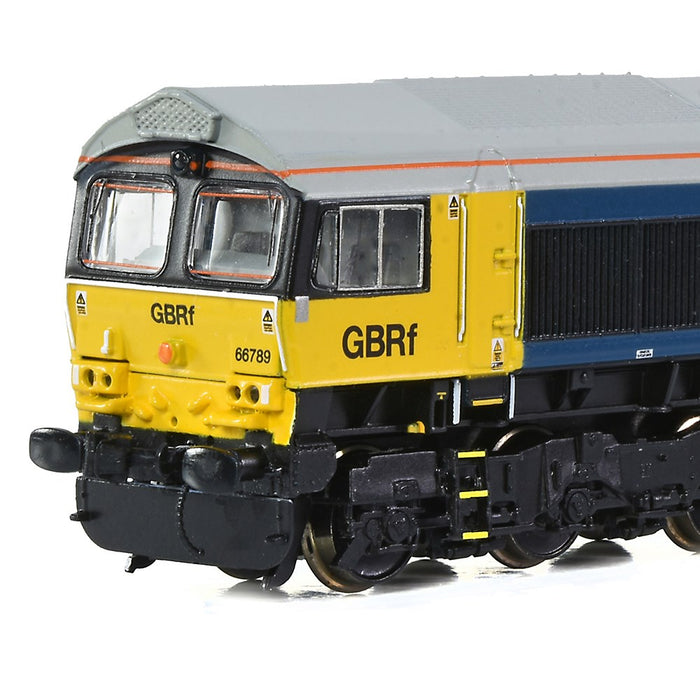 Graham Farish [N] 371-389 Class 66/7 66789 'British Rail 1948-1997' - GBRf BR Blue (Large Logo)