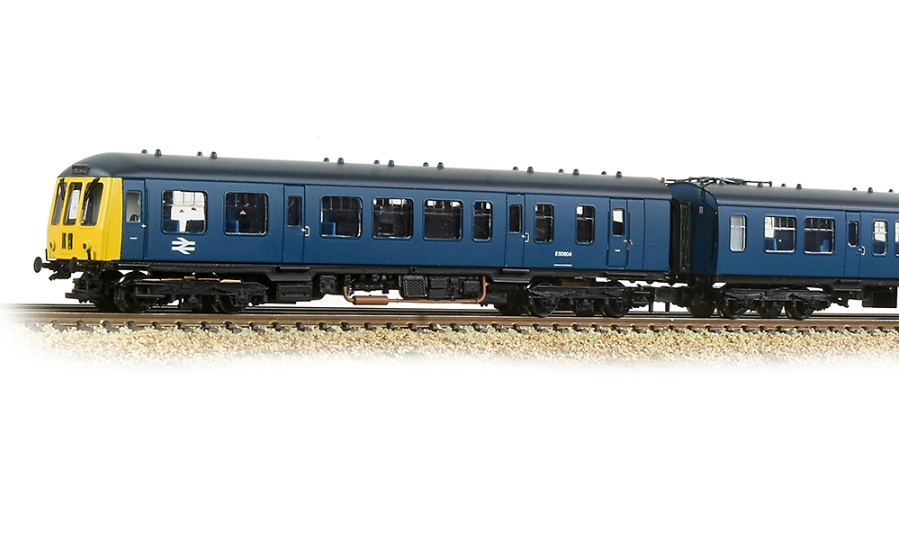 Graham Farish 371-885A [N] 1:148 Class 108 3-Car DMU - BR Blue