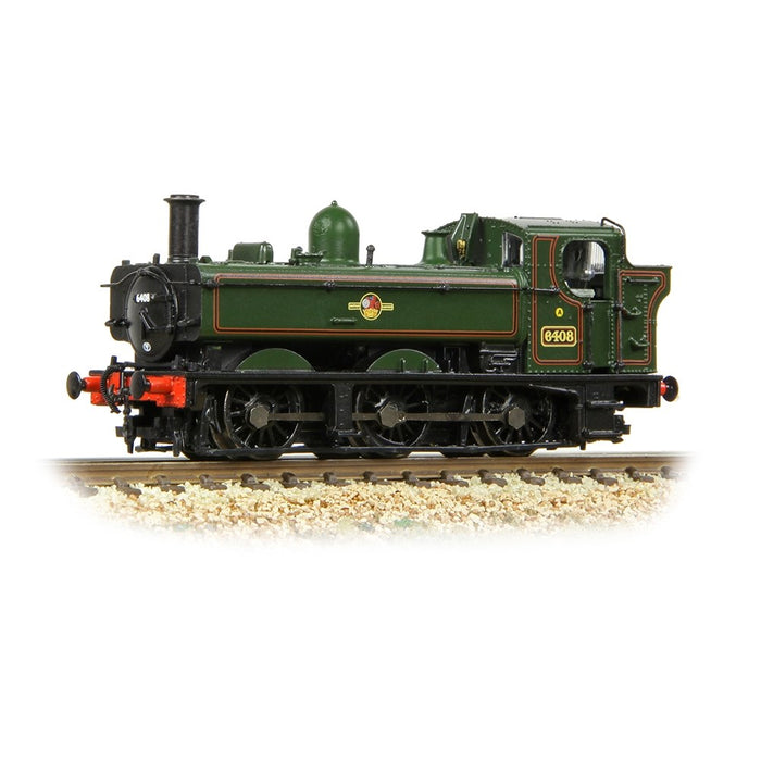 Graham Farish [N] 371-987A GWR 64XX Pannier Tank 6408 in BR Lined Green (Late Crest)