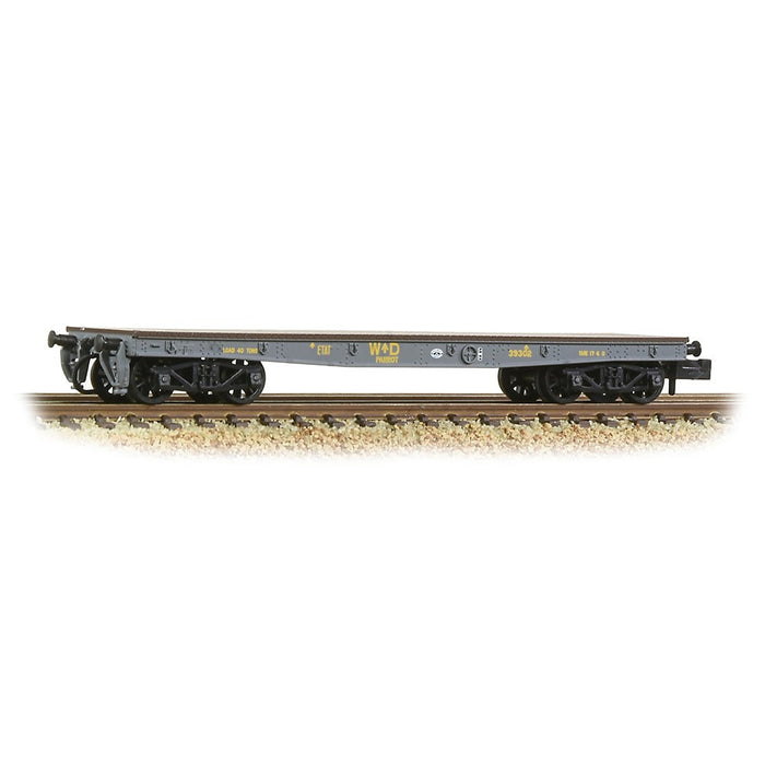 Graham Farish [N] 373-350 WD 40T 'Parrot' Bogie Wagon - WD Grey