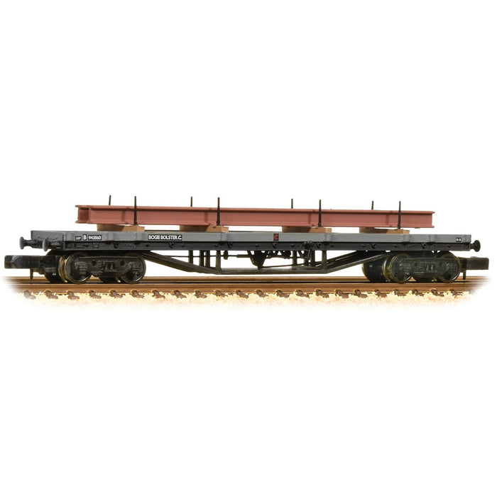 Graham Farish [N] 373-926D 30T Bogie Bolster C BR Grey (Early) [WL]