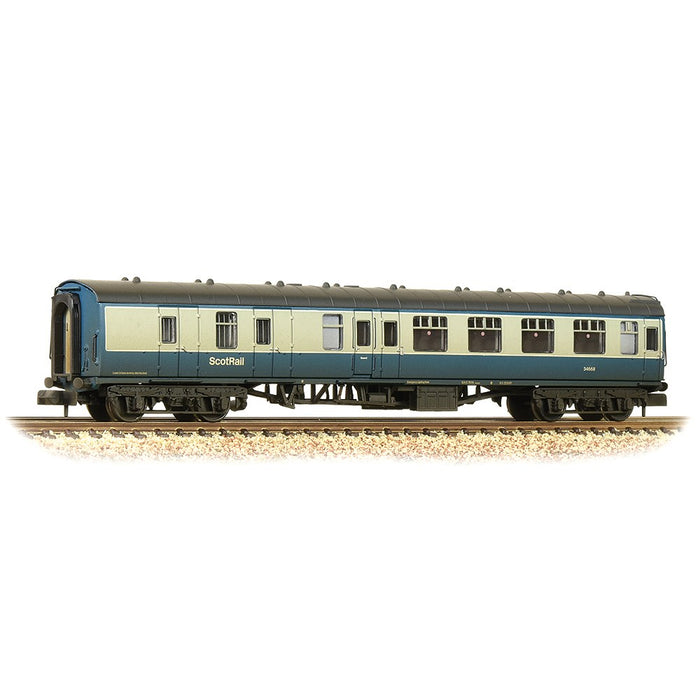 Graham Farish 374-197 [N] 1:148 BR Mk1 BSK Brake Second Corridor BR Blue & Grey (ScotRail) [W]