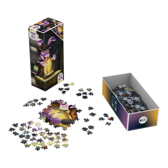 IELLO Puzzle Twist Bunny Kingdom Explorer 1000 pieces