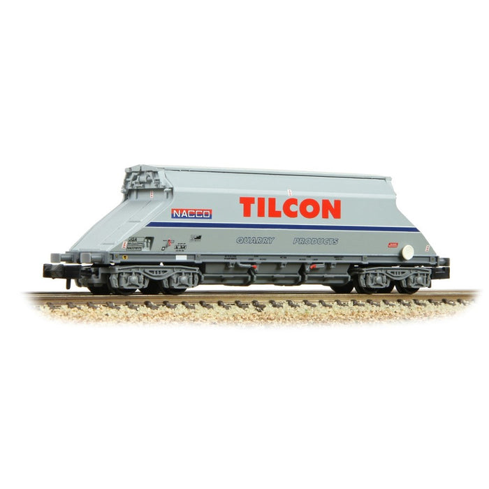 Graham Farish [N] 377-104A JGA Bogie Hopper with Hopper Cover 'Tilcon' in Grey