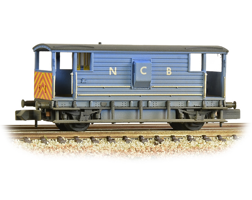 Graham Farish [N] 377-304 LMS 20T Brake Van - NCB Blue [Weathered]