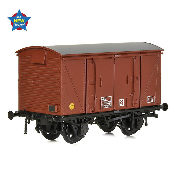 Branchline [OO] 38-872 BR 12T 'Vanwide' Ventilated Van BR Bauxite (Late) (VAN)
