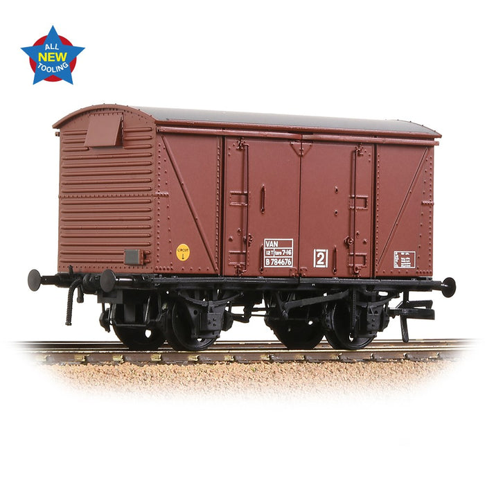 Branchline [OO] 38-872 BR 12T 'Vanwide' Ventilated Van BR Bauxite (Late) (VAN)